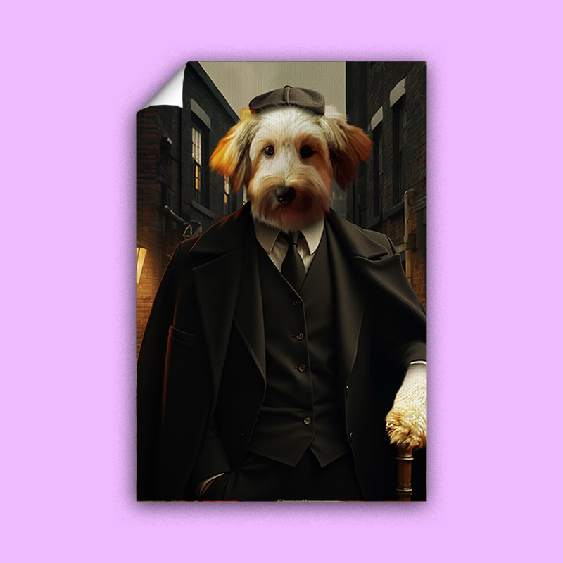 The Pawsh Blinder - Custom Pet Portrait